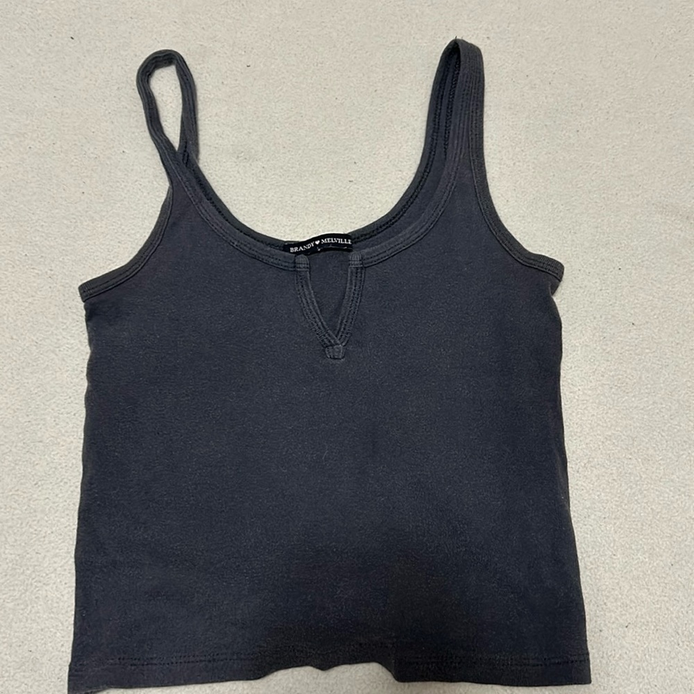 Brandy Melville Cropped Tank Top OS
